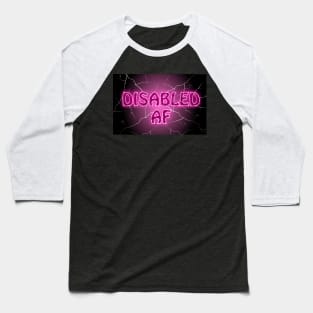 Disabled AF Pink Lightning Baseball T-Shirt